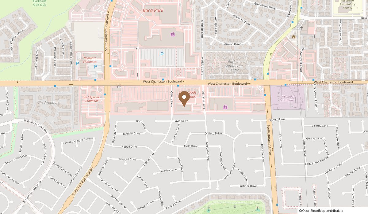 Map: 8751 West Charleston Blvd, Las Vegas, NV 89117